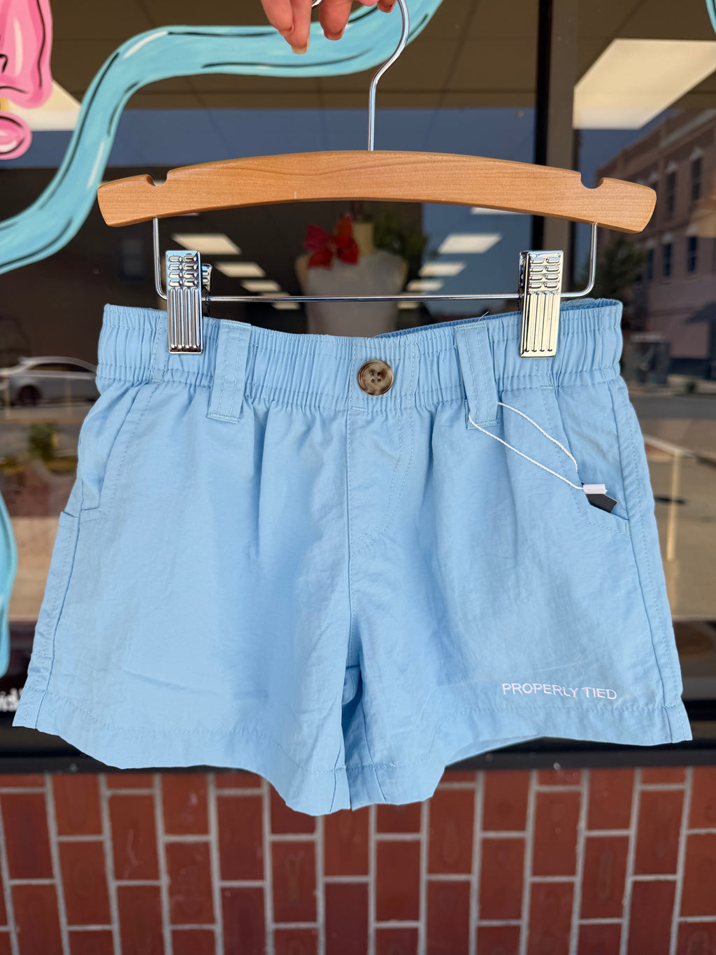 Powder Blue Mallard Shorts