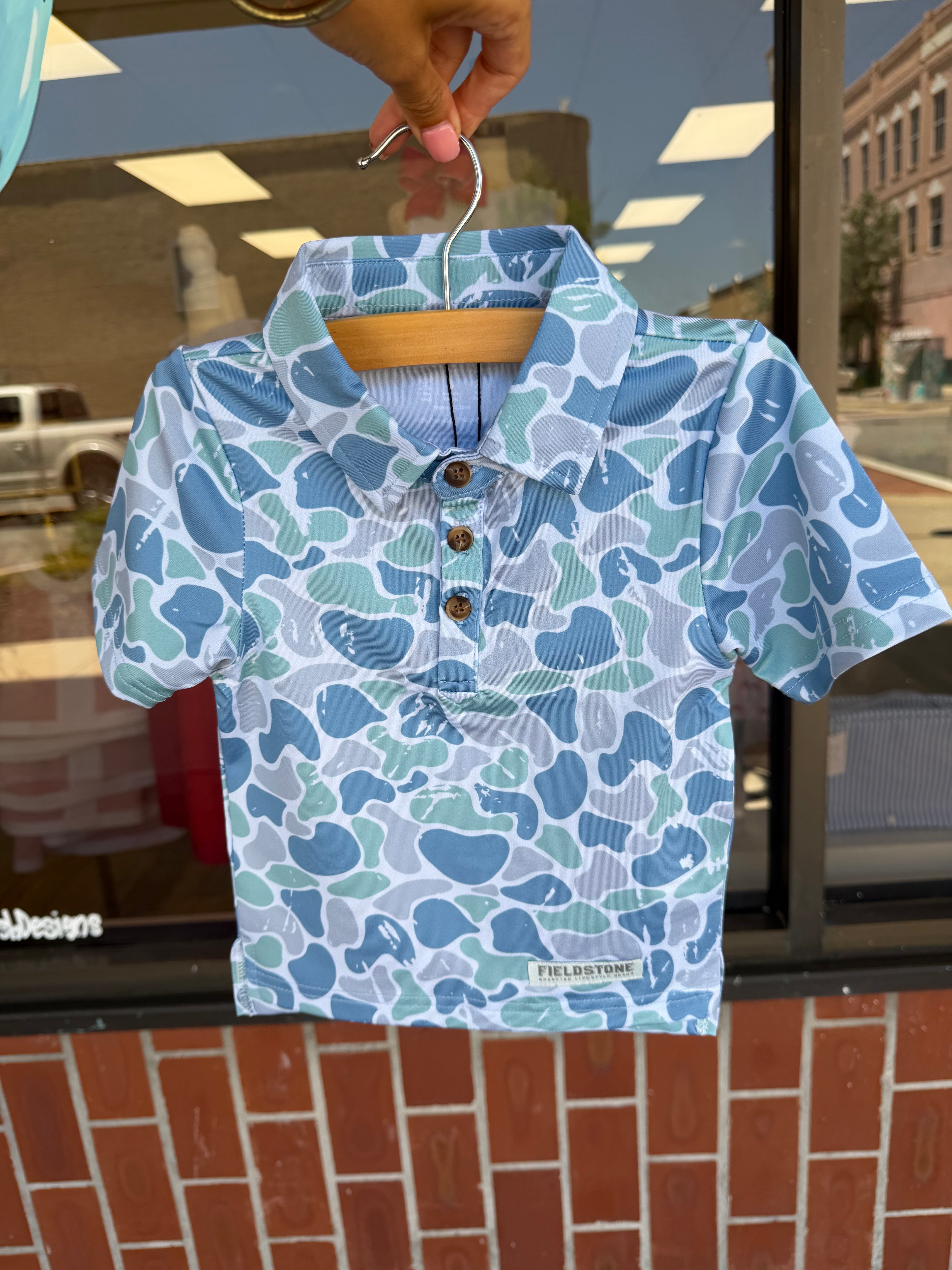 Saltwater Camo Polo