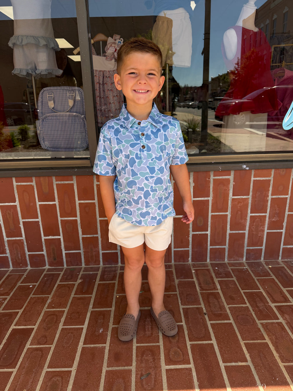 Saltwater Camo Polo