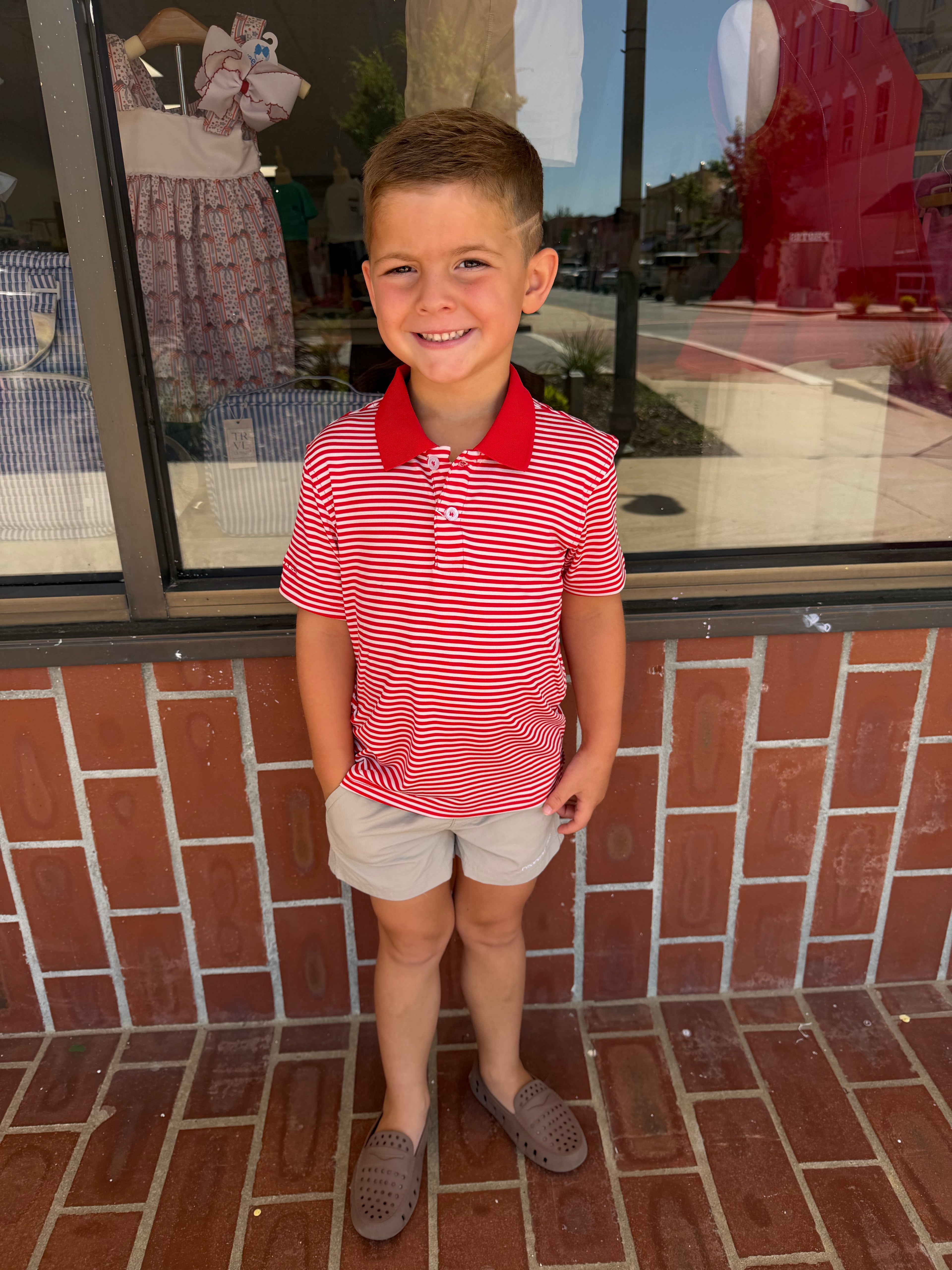 Boys Dallas Polo Red