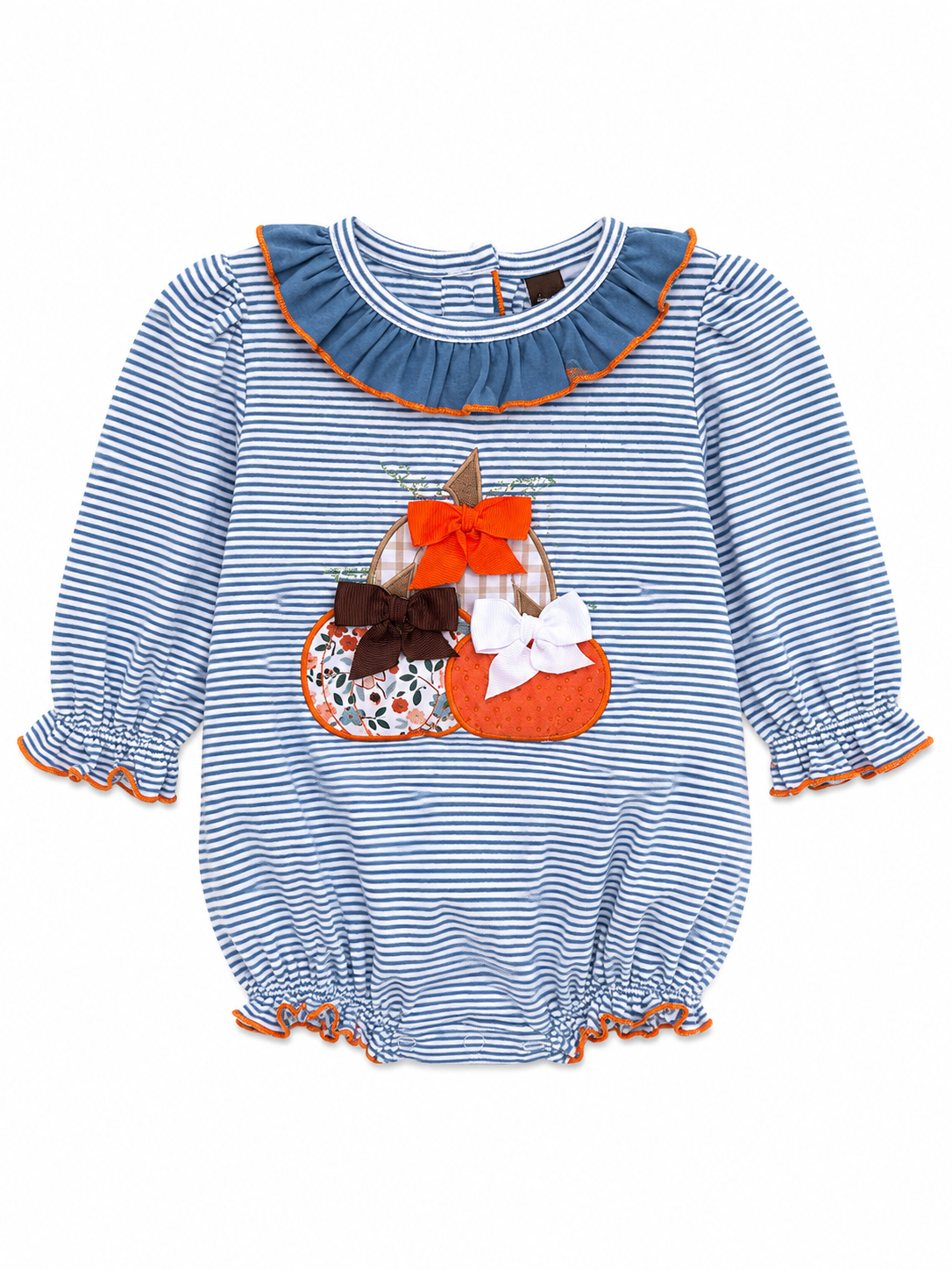 Pumpkin Patch Appliqué Bubble