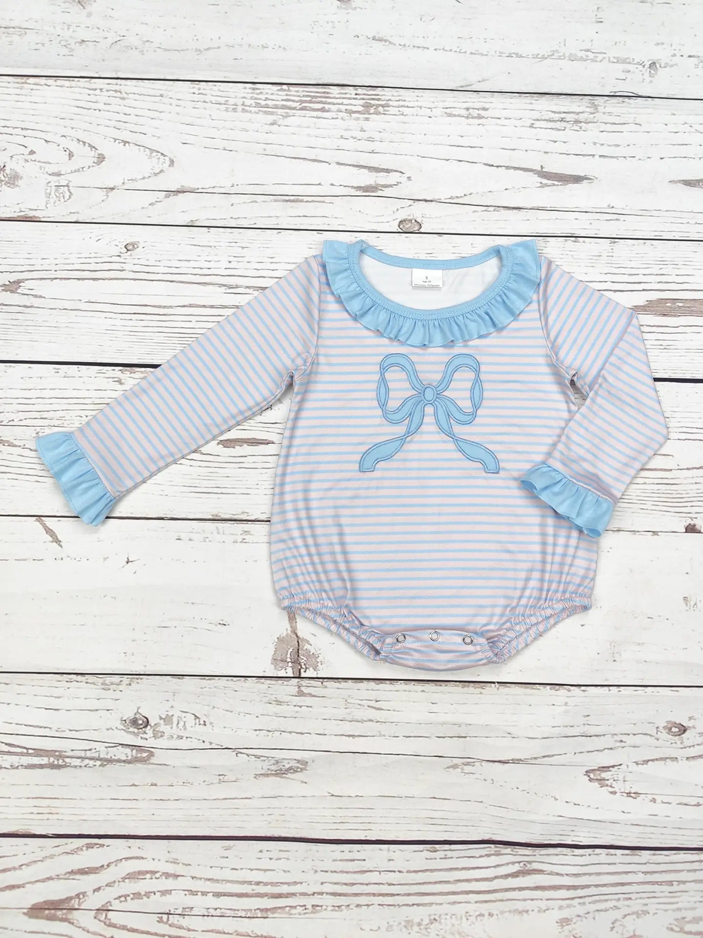 Simply Striped Bow Bubble