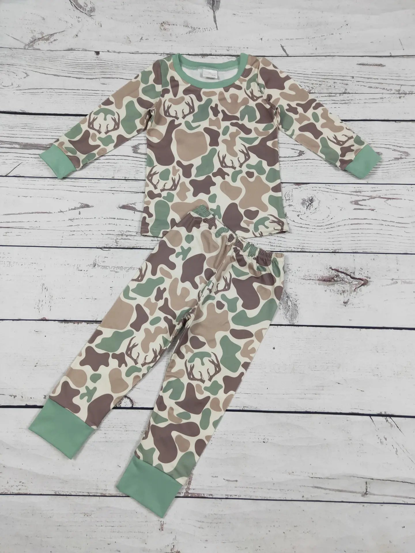In Command Deer Camo Printed Pj Set