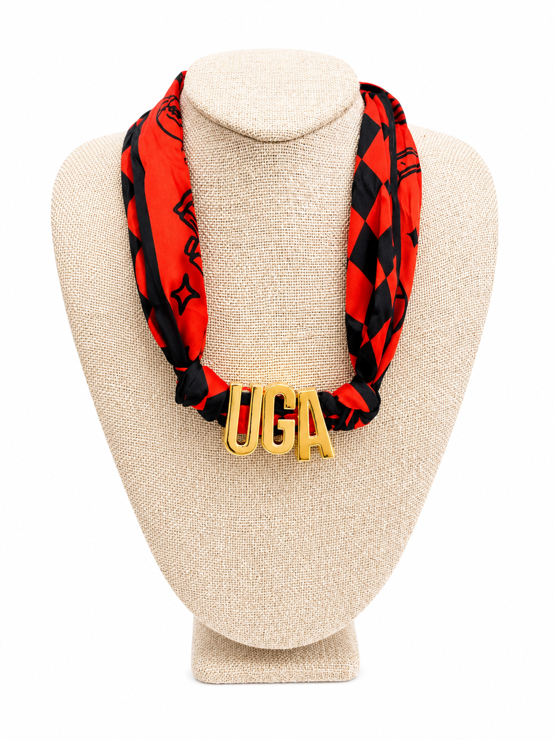 UGA Scarf Necklace