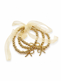 3 Row Bow Bracelet Set