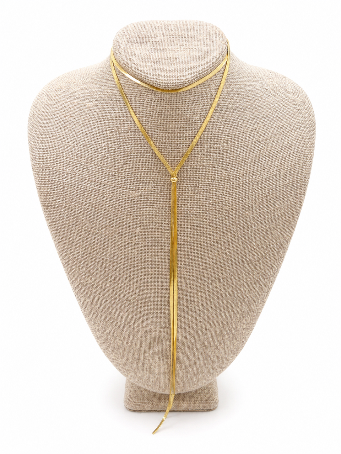 Long Snake Chain Necklace