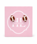 Football Stud Earrings