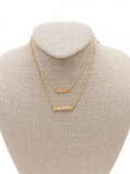 Two Bar Layered Necklace