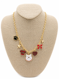Bulldog Charm Necklace