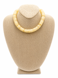 Ivory Disk Bead Necklace
