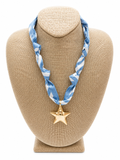 Star Pendant Scarf Necklace