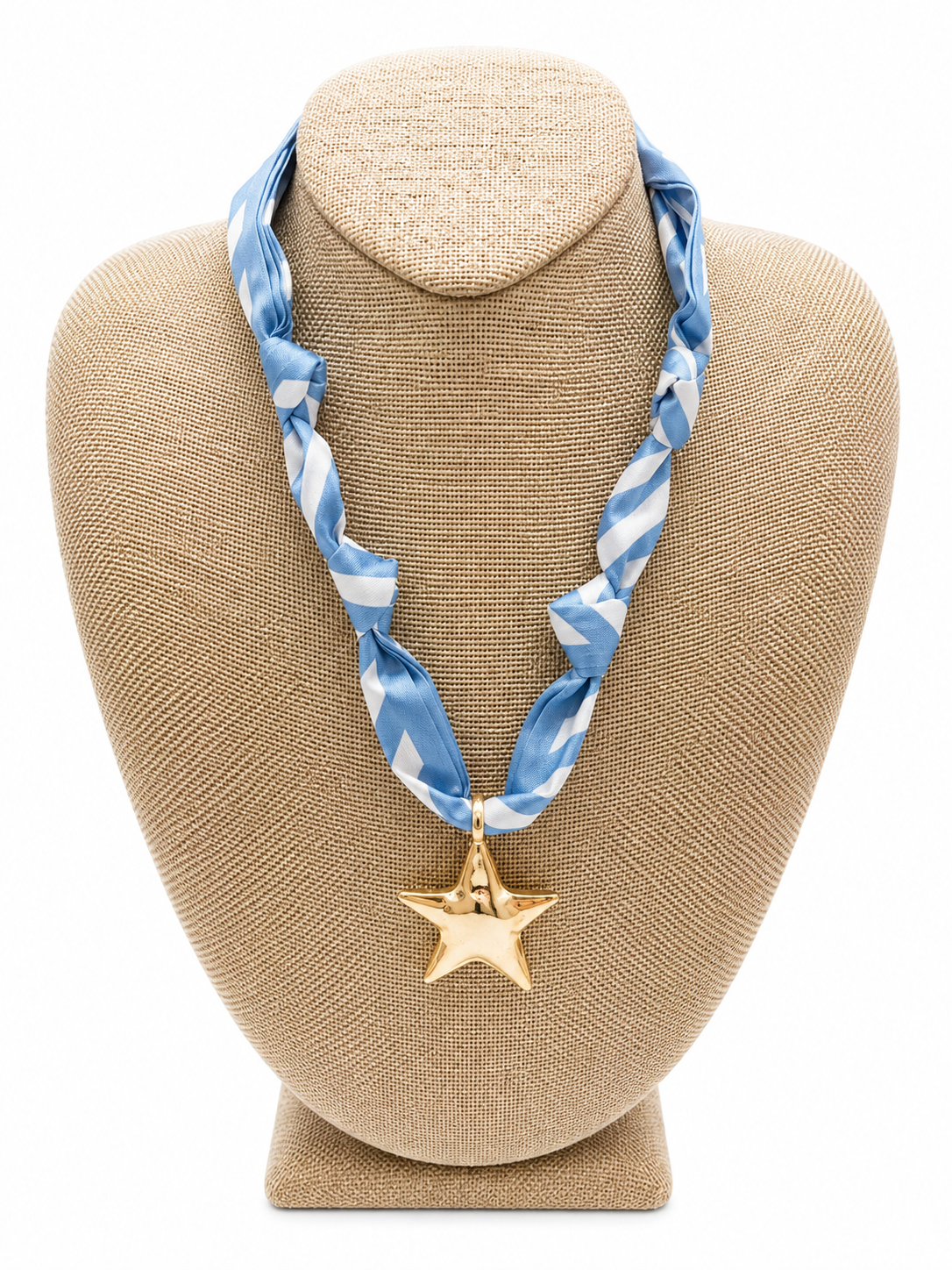Star Pendant Scarf Necklace