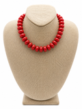 Red/Gold Bead Necklace
