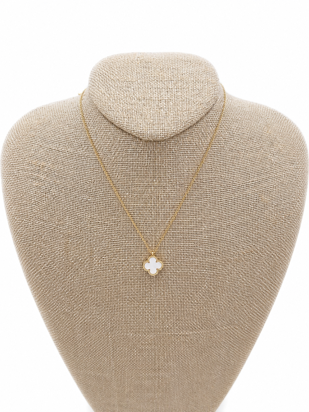 White Clover Necklace