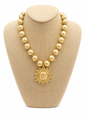 Golden Bulldog Necklace