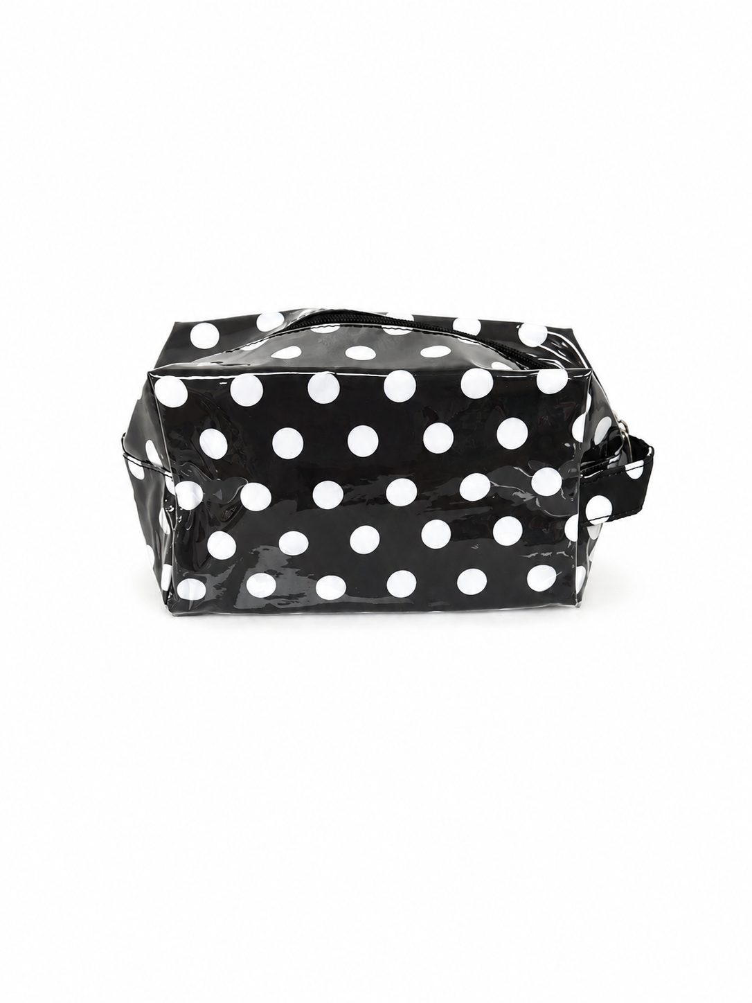 Black Polka Dot Travel Bag