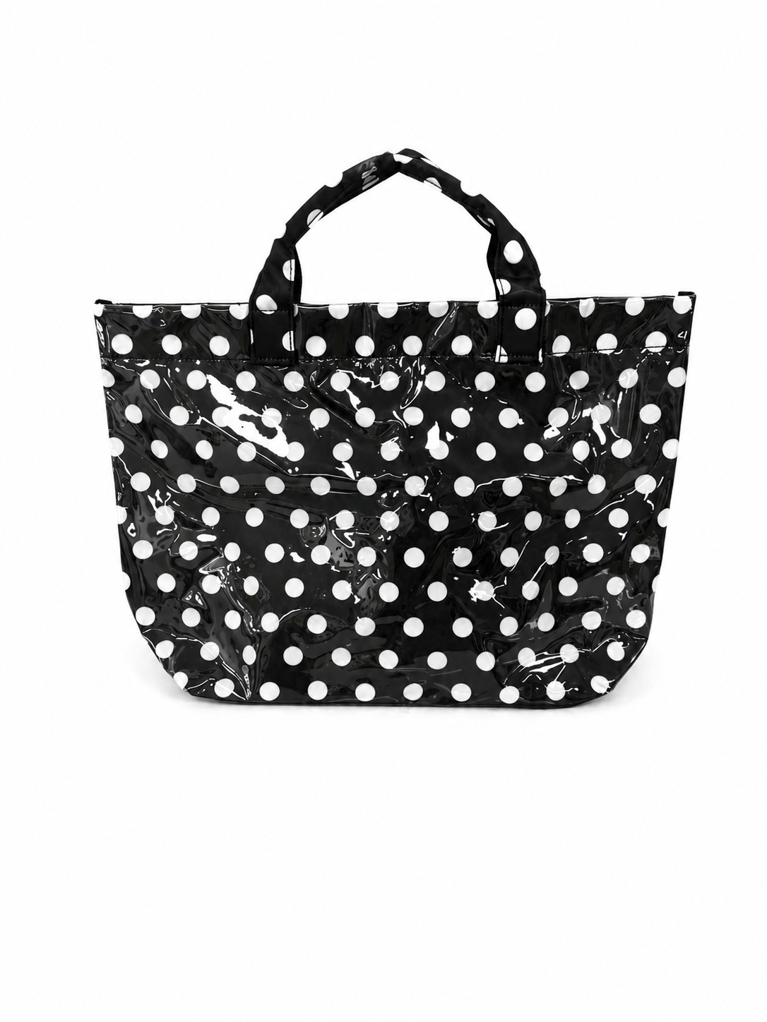 Black Polka Dot Bag