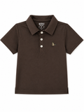 Brown Rooster Solid Polo