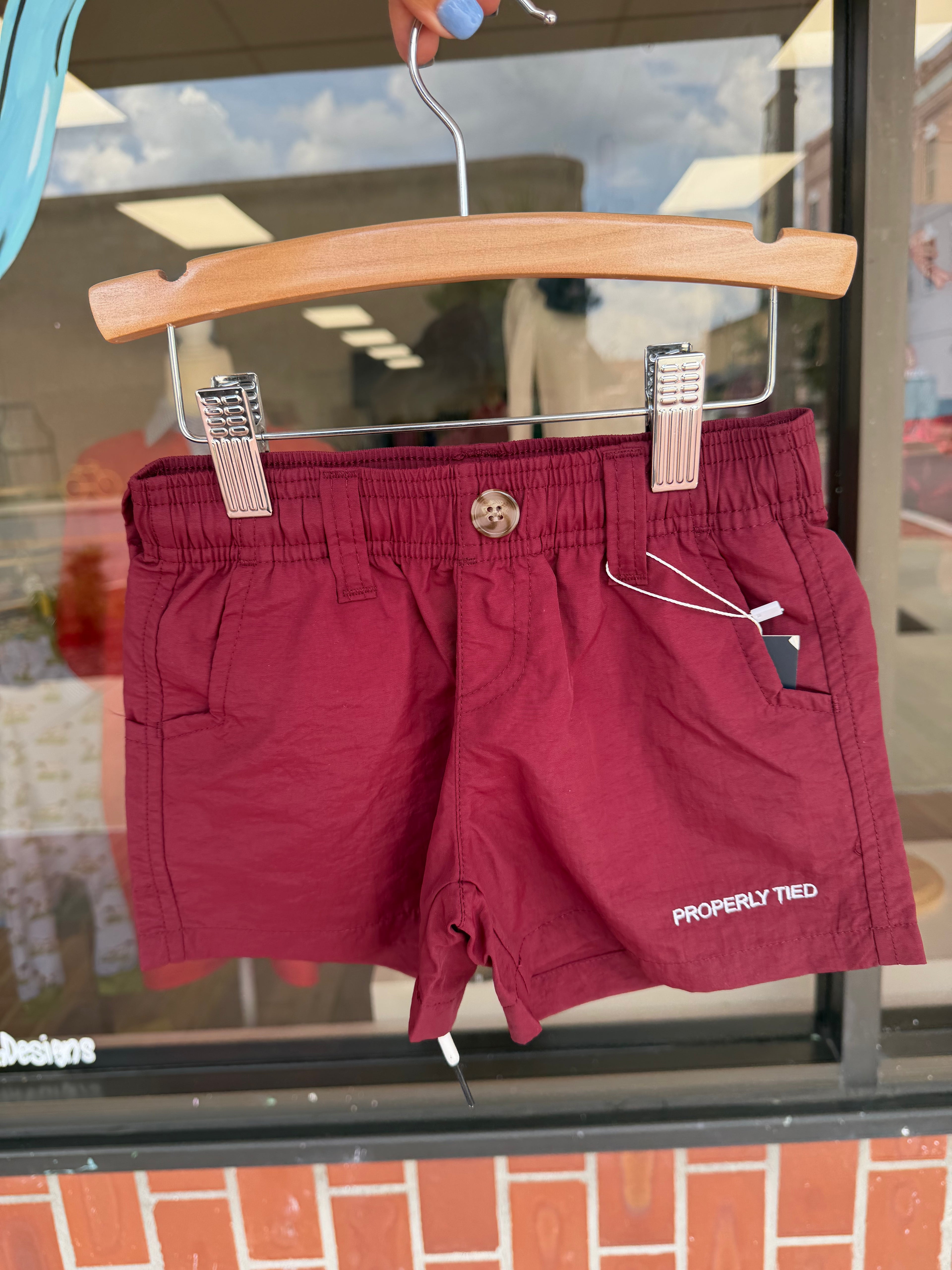 Maroon Mallard Shorts