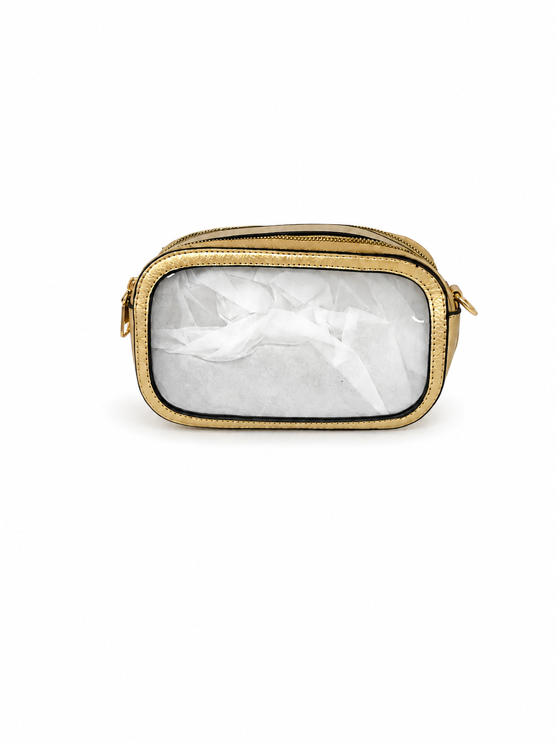 Gold Clear Bag
