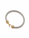Two tone Cable Bracelet