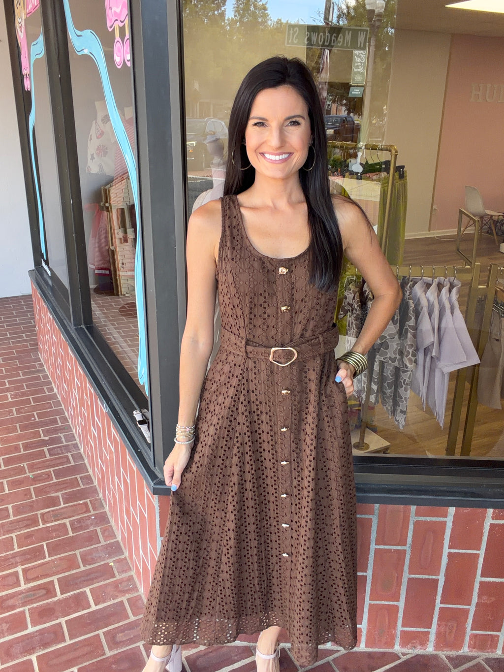 Espresso Elegance Dress