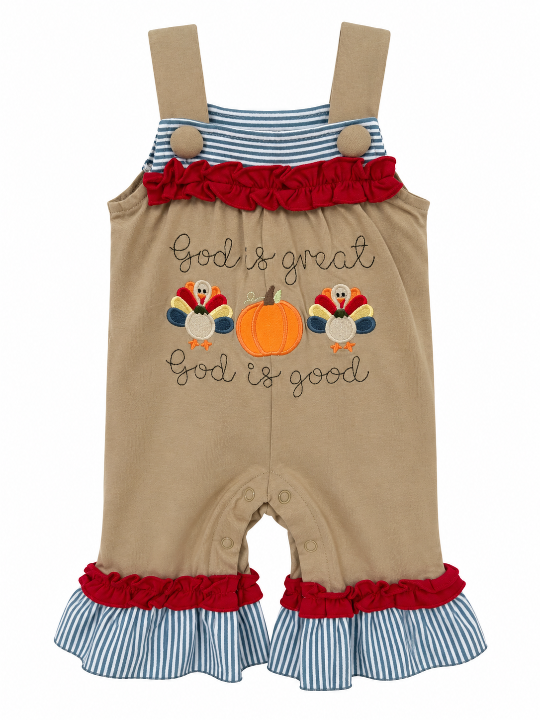 God is Great Girls Romper
