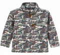 1/4 Zip Pullover - Camo
