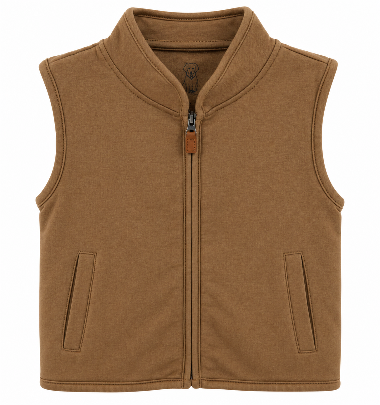 Boys Vest - Brown