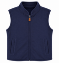 Zip Vest - Navy Blue
