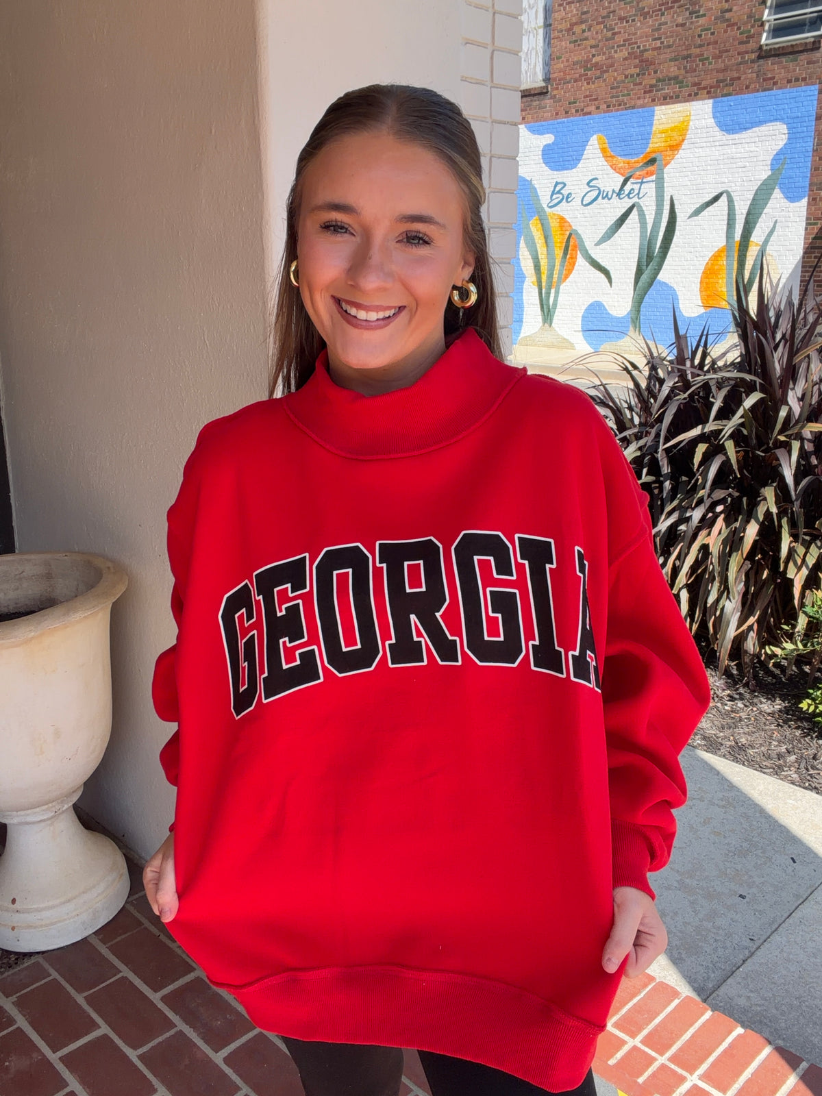 Georgia Mockneck Sweatshirt