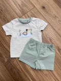 Duck Appliqué Shorts Set