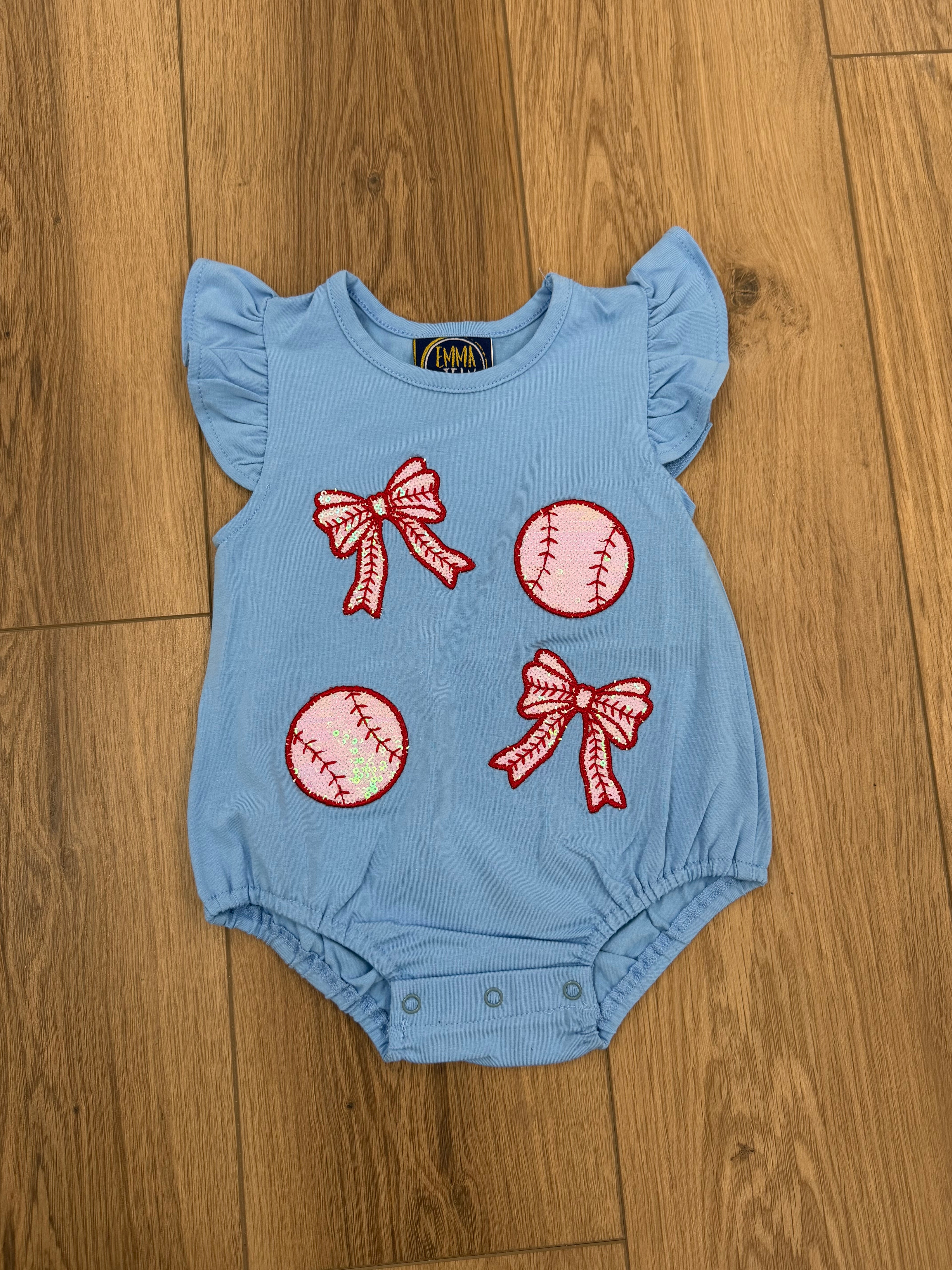 Baseball Appliqué Bubble