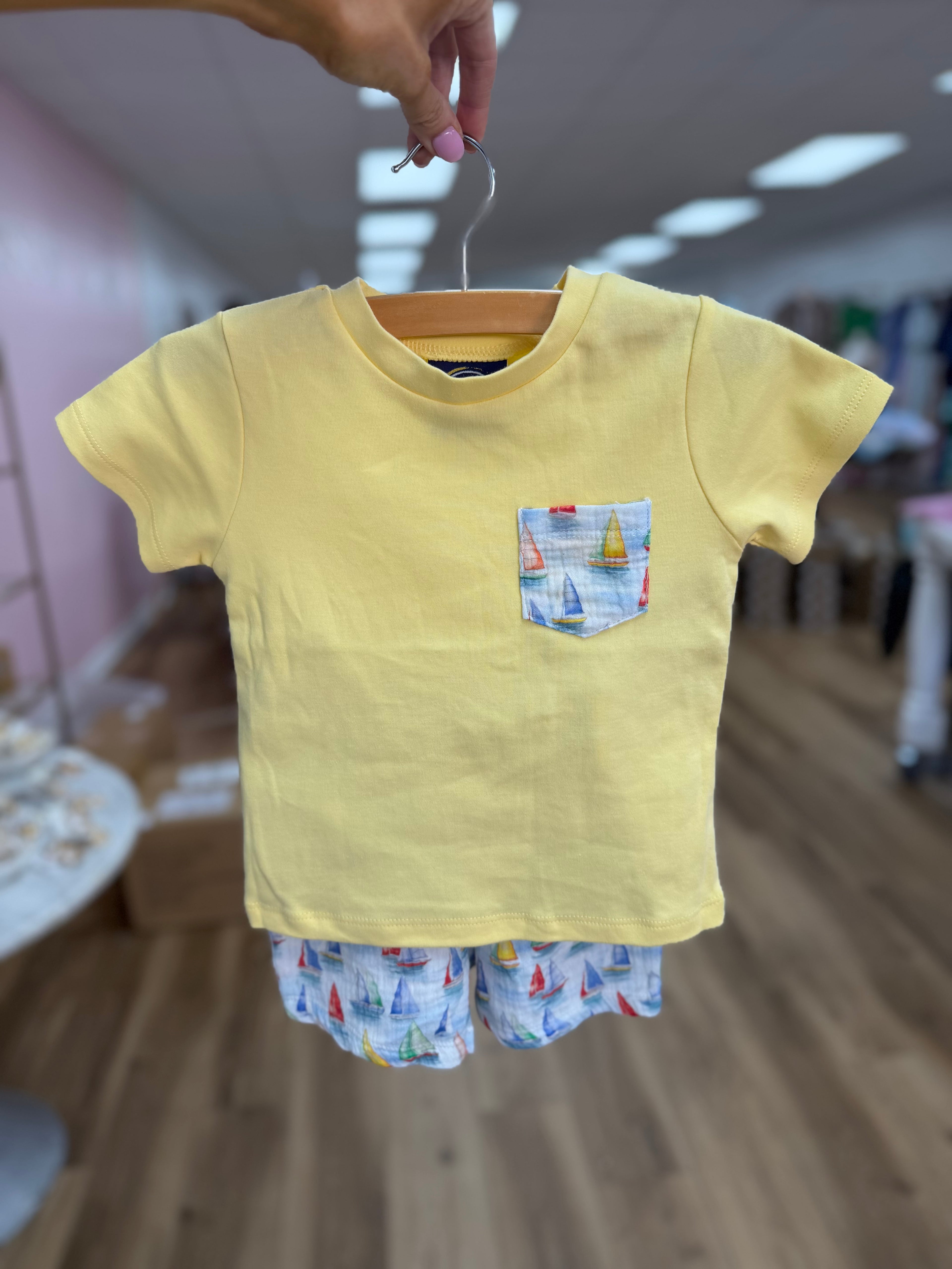 Sail Away Shorts Set