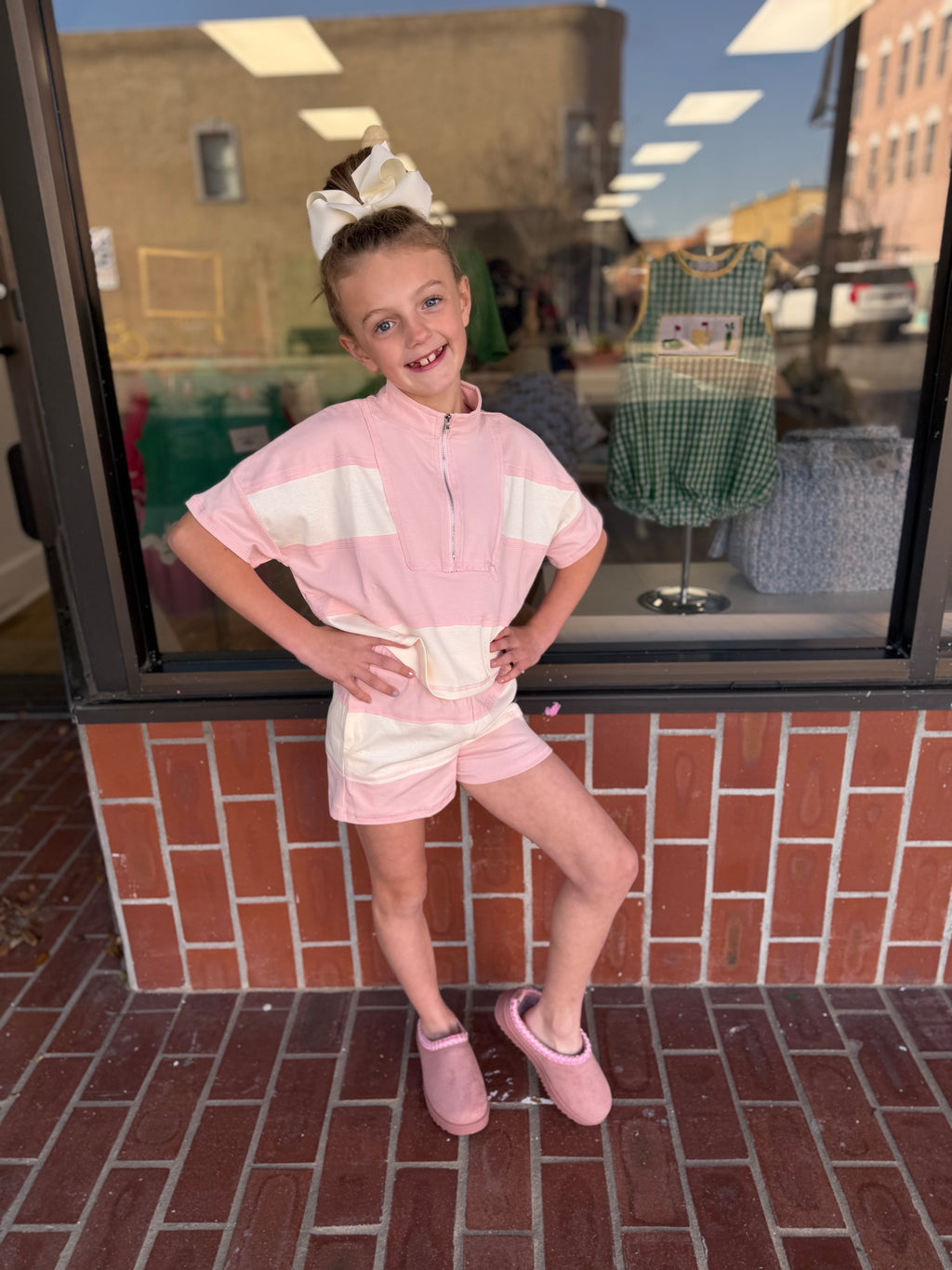 Color Block Striped Set