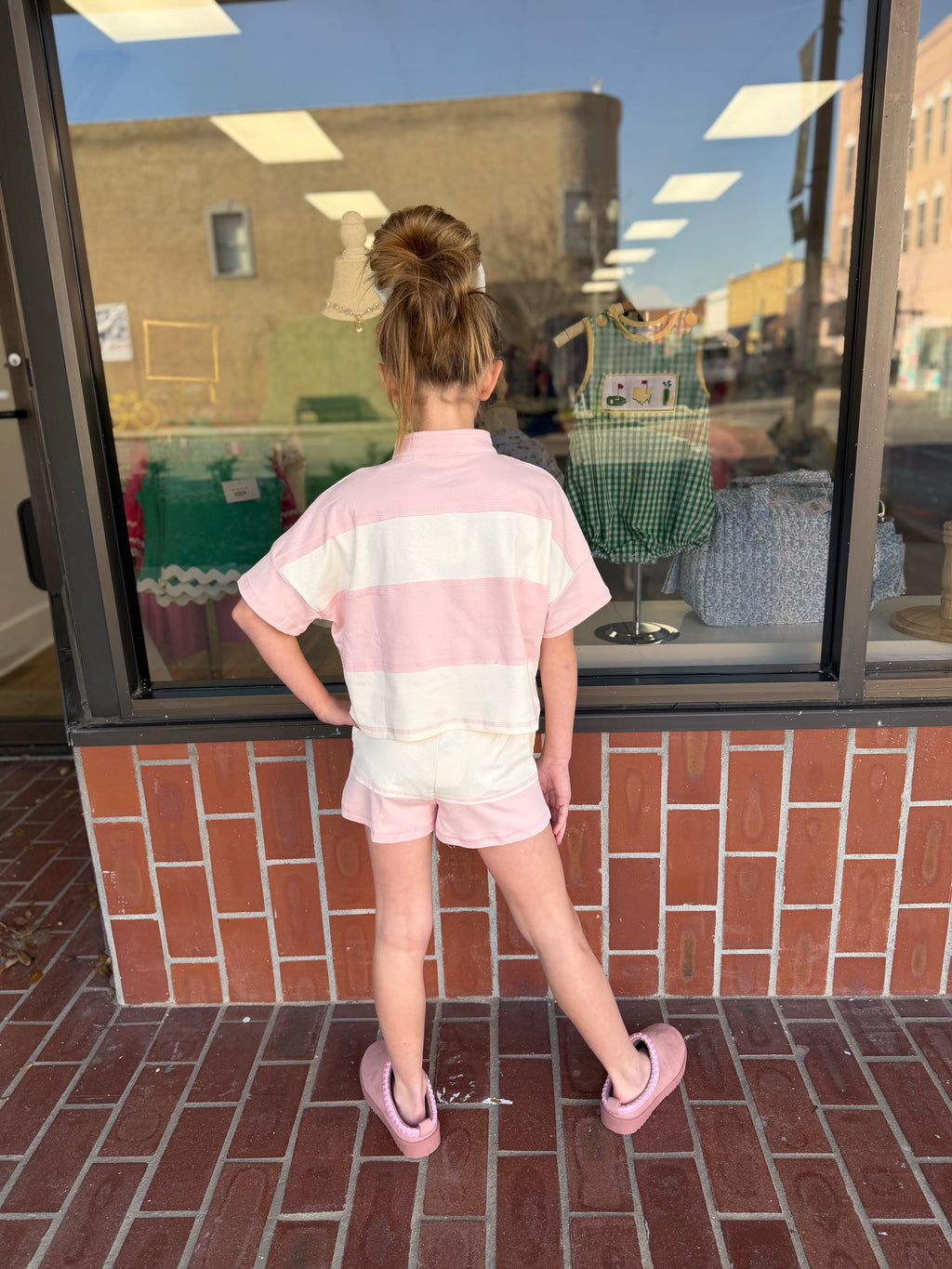 Color Block Striped Set