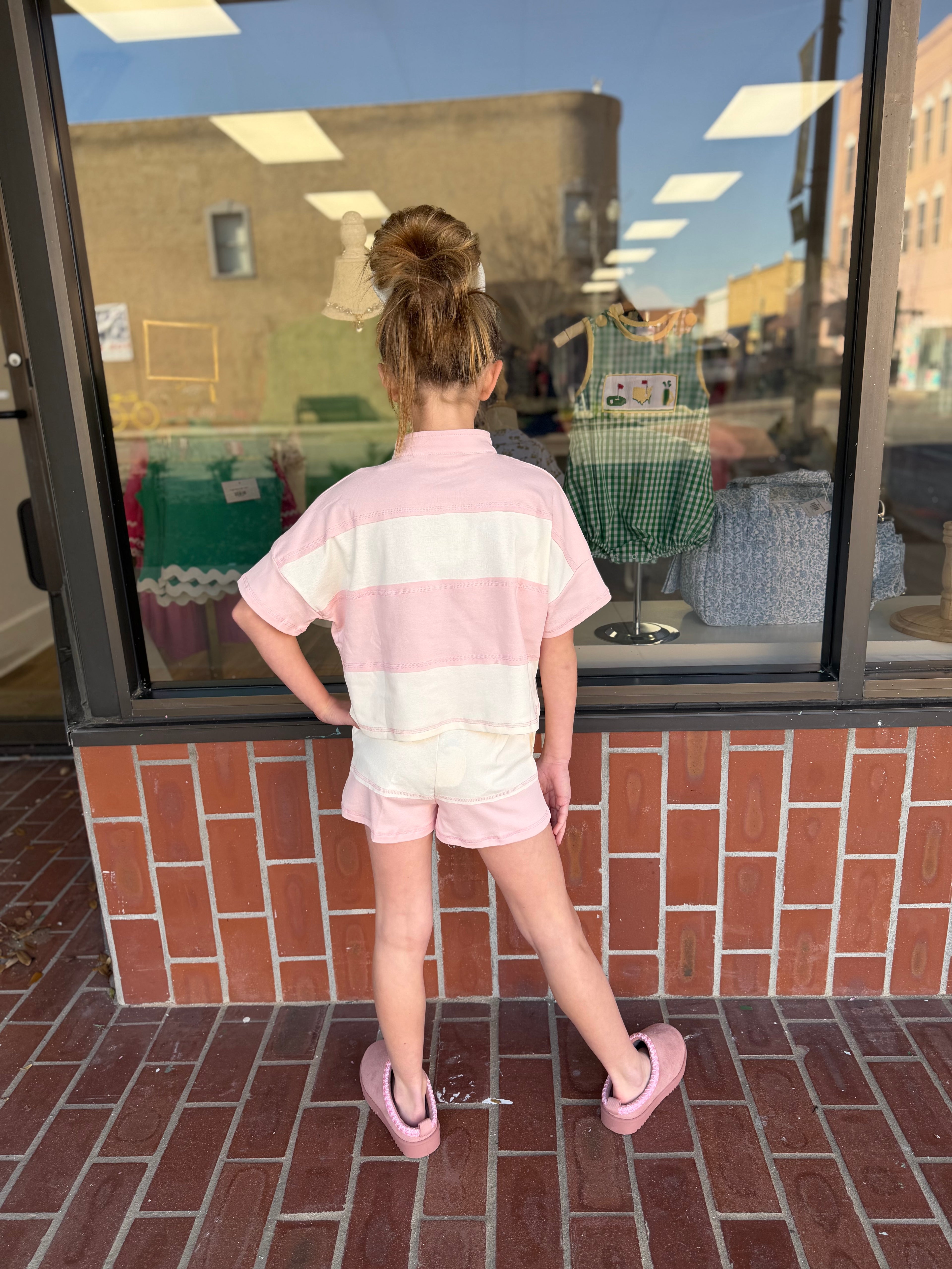 Color Block Striped Set