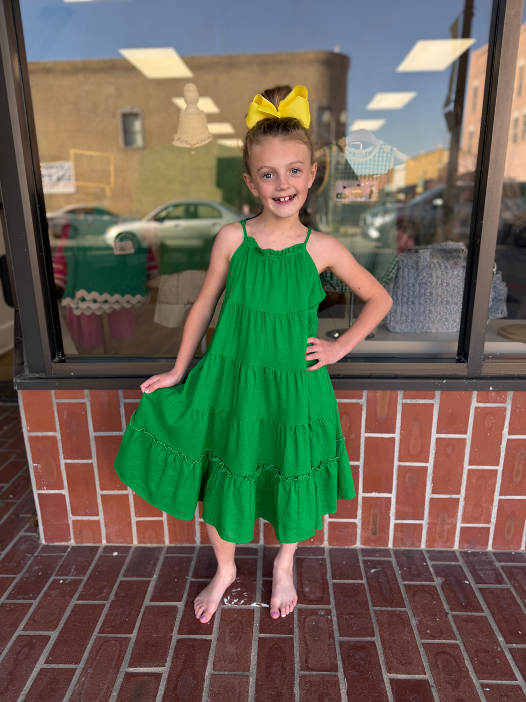 The Emerald Twirl Dress