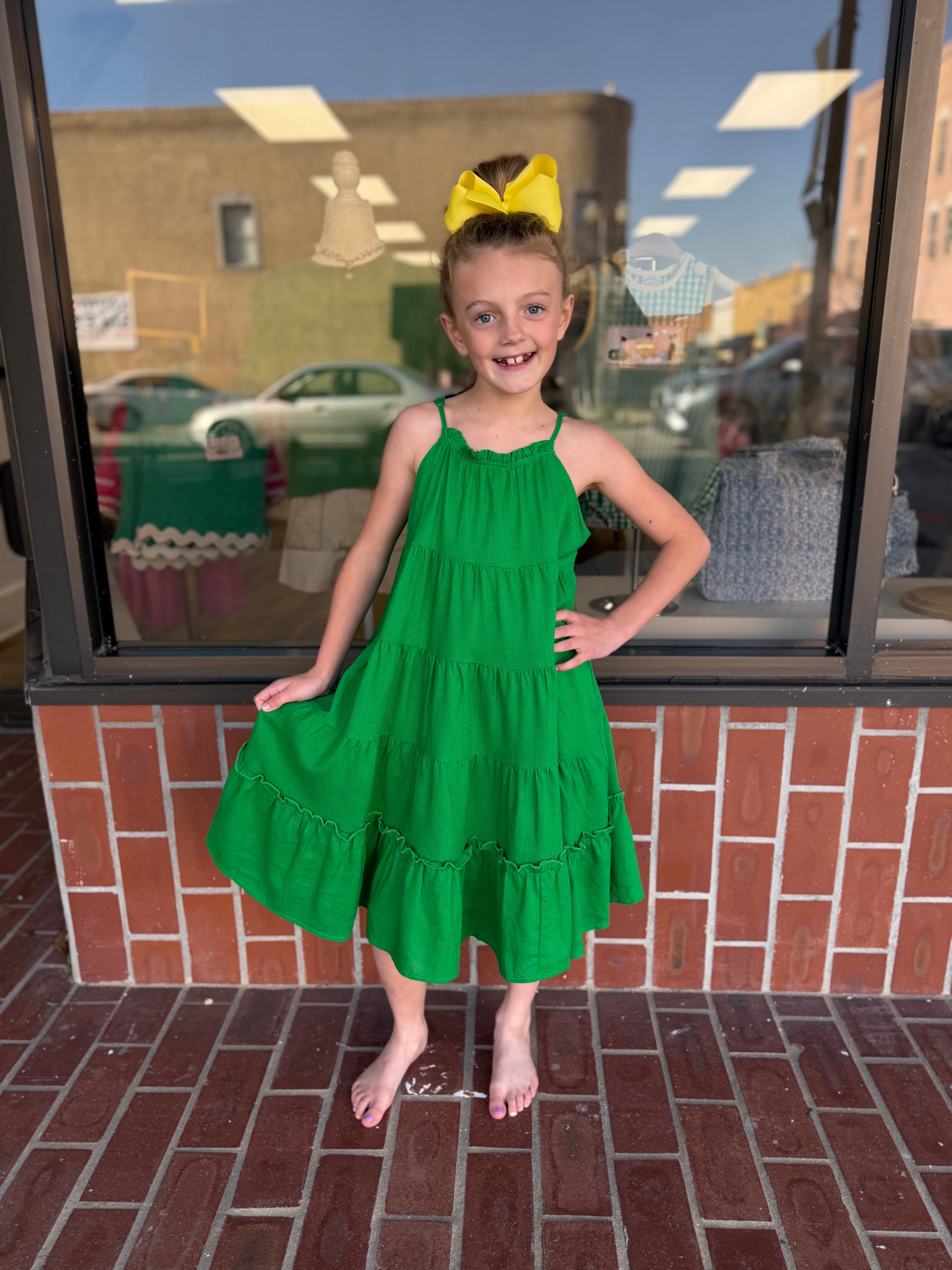 The Emerald Twirl Dress