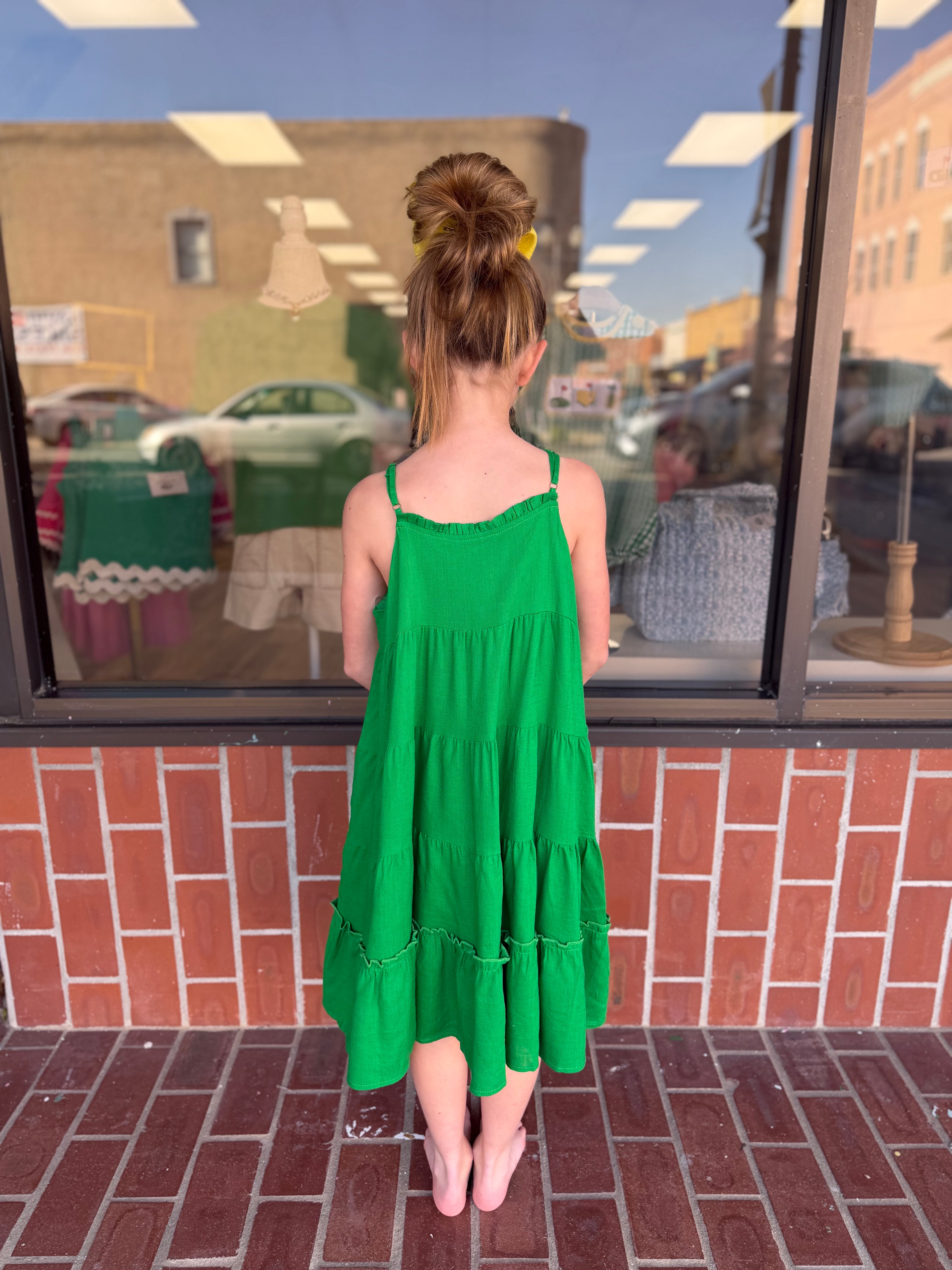 The Emerald Twirl Dress