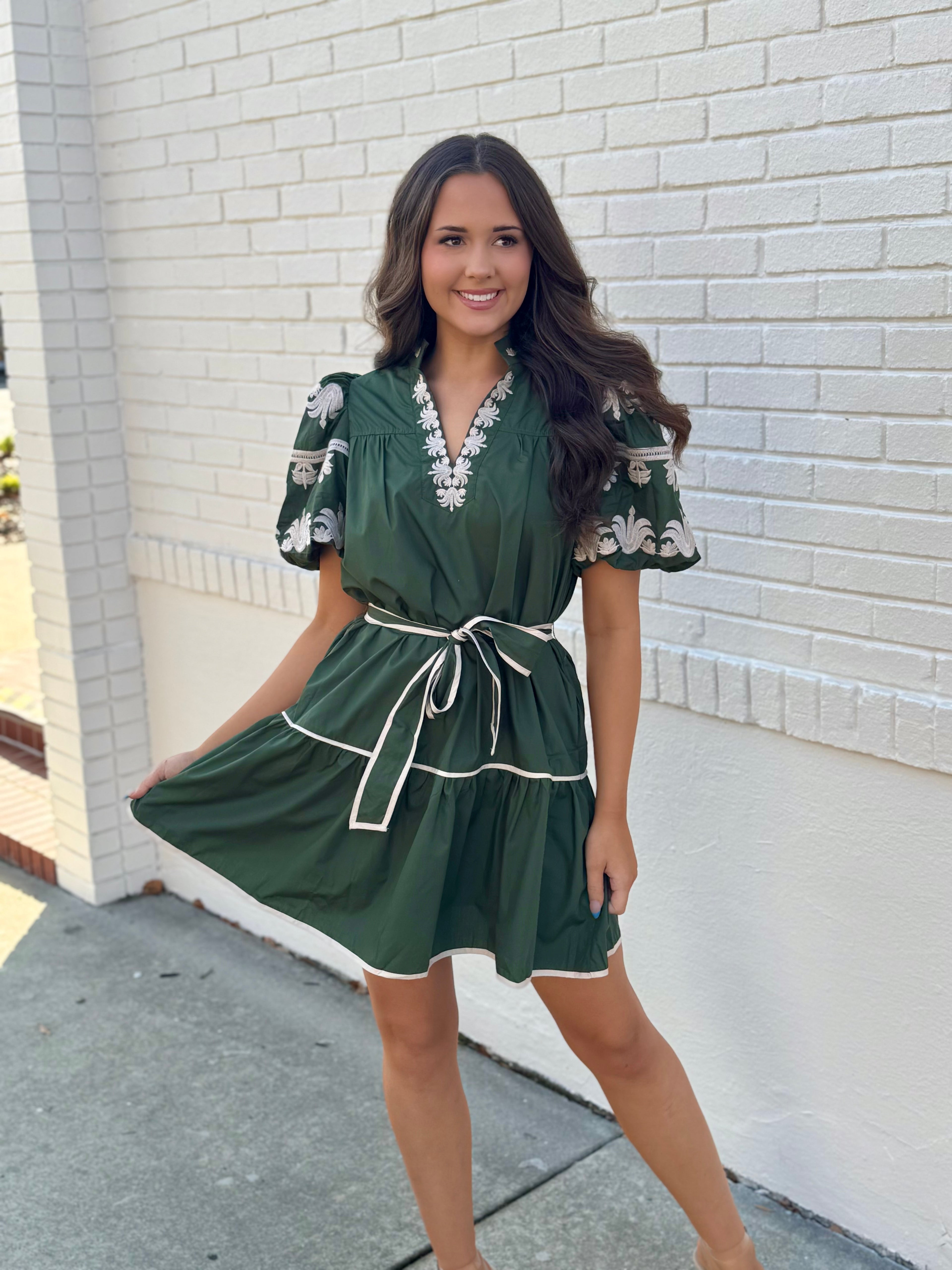 Gabby Green Dress
