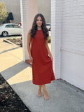 Rustic Red Dress