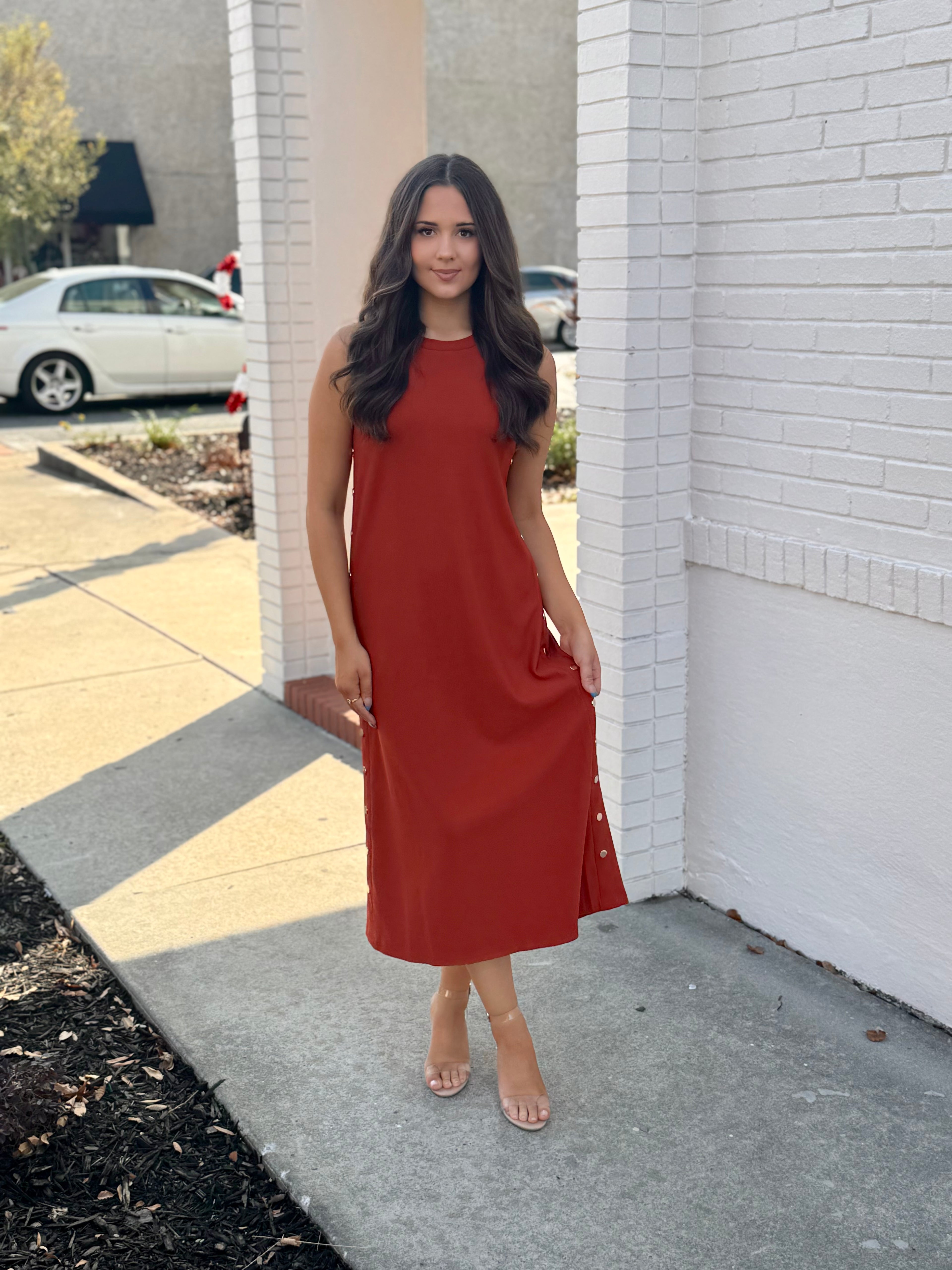 Rustic Red Dress