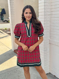 Red Plaid Dress