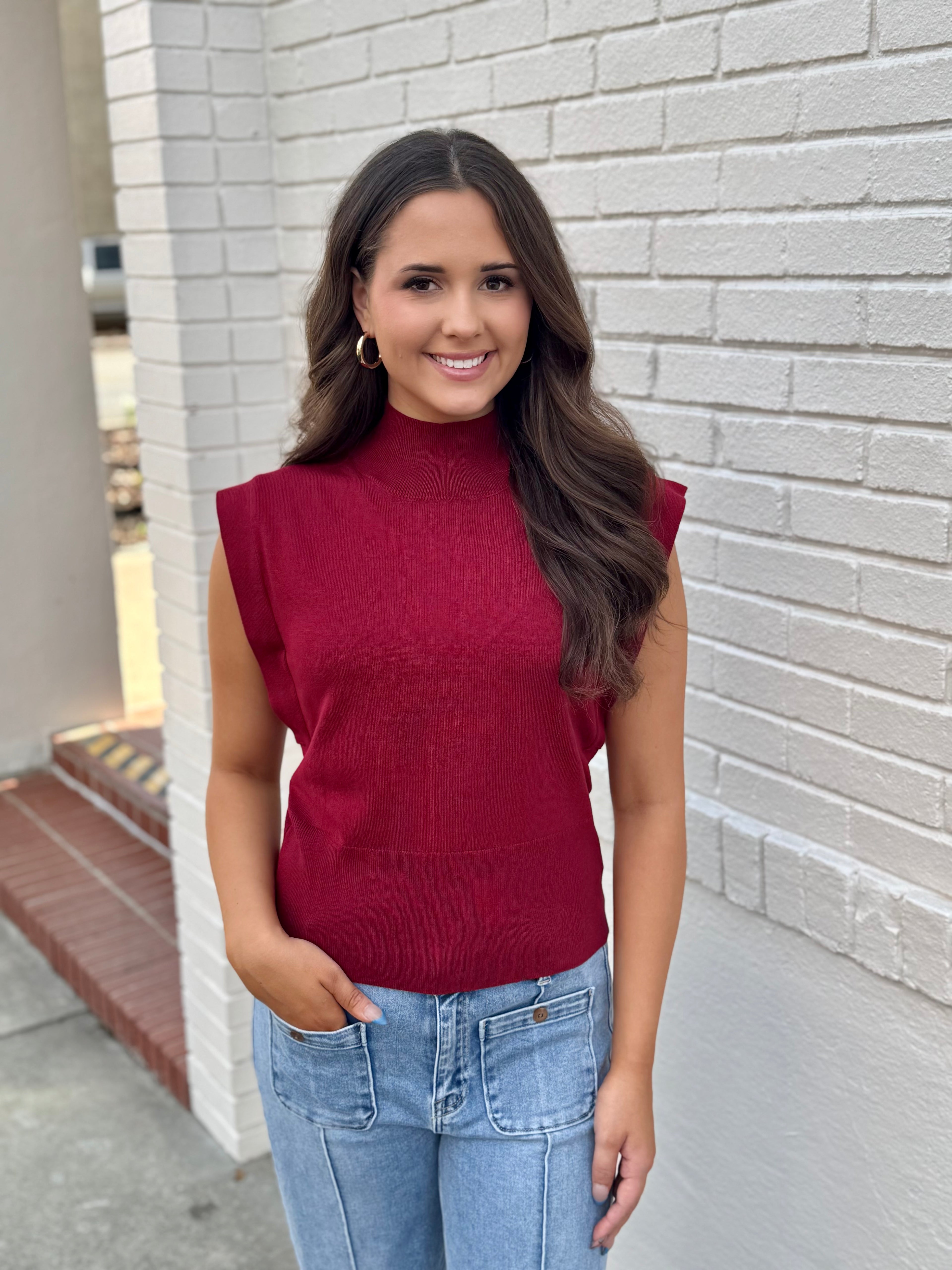 Burgundy Top