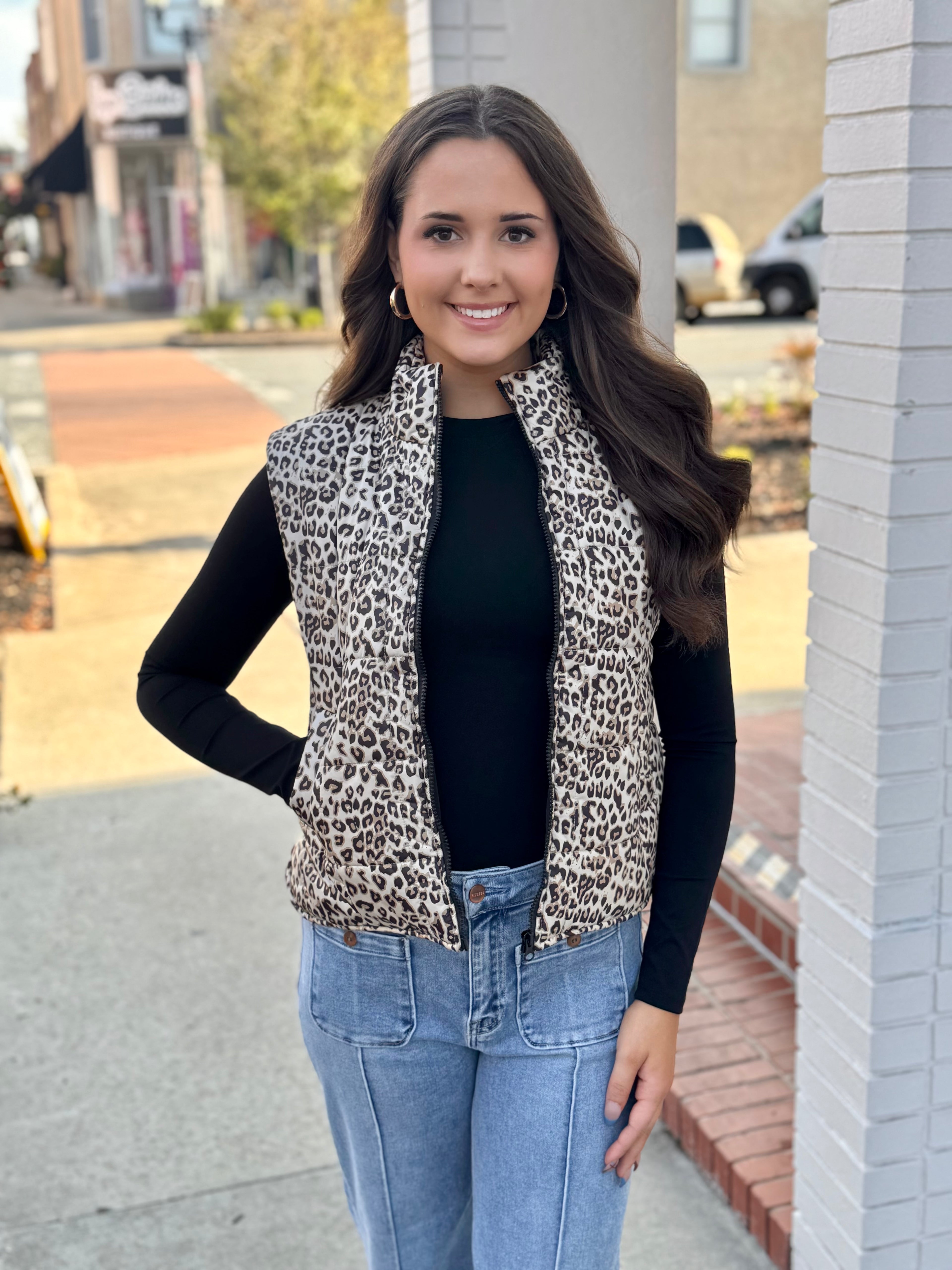 Leopard Vest