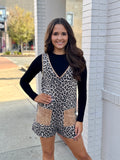 Leopard Sleeveless Romper