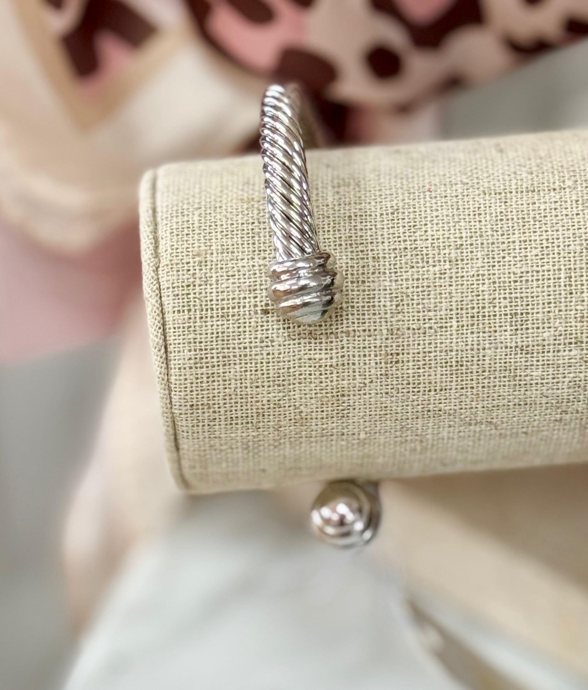 Silver Open Bracelet
