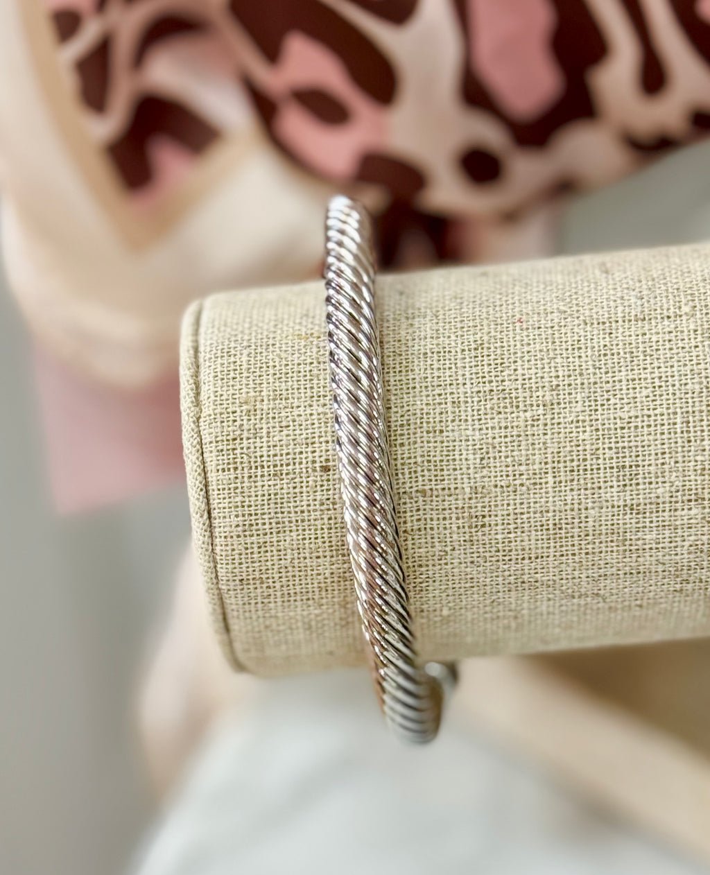 Silver Open Bracelet