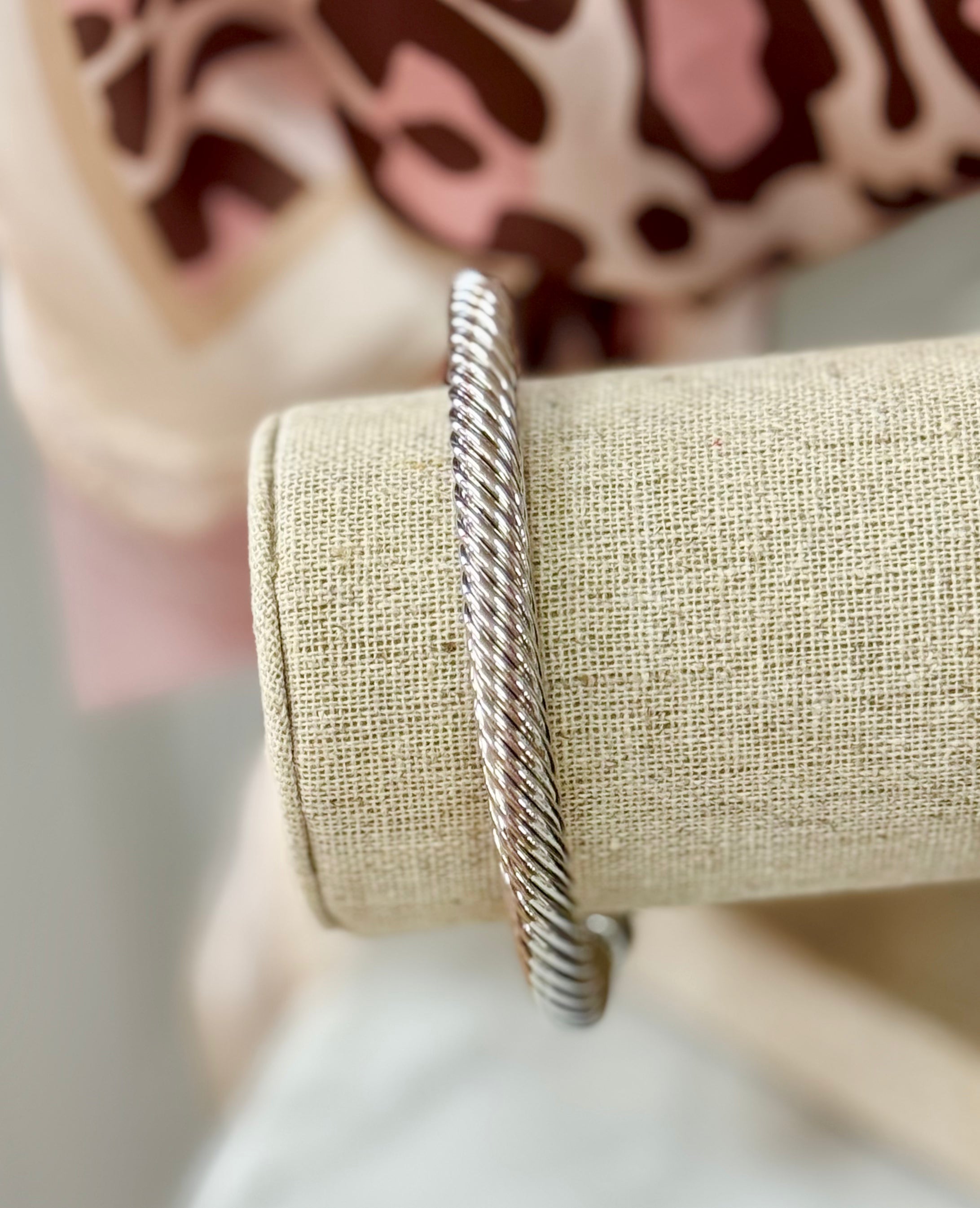 Silver Open Bracelet